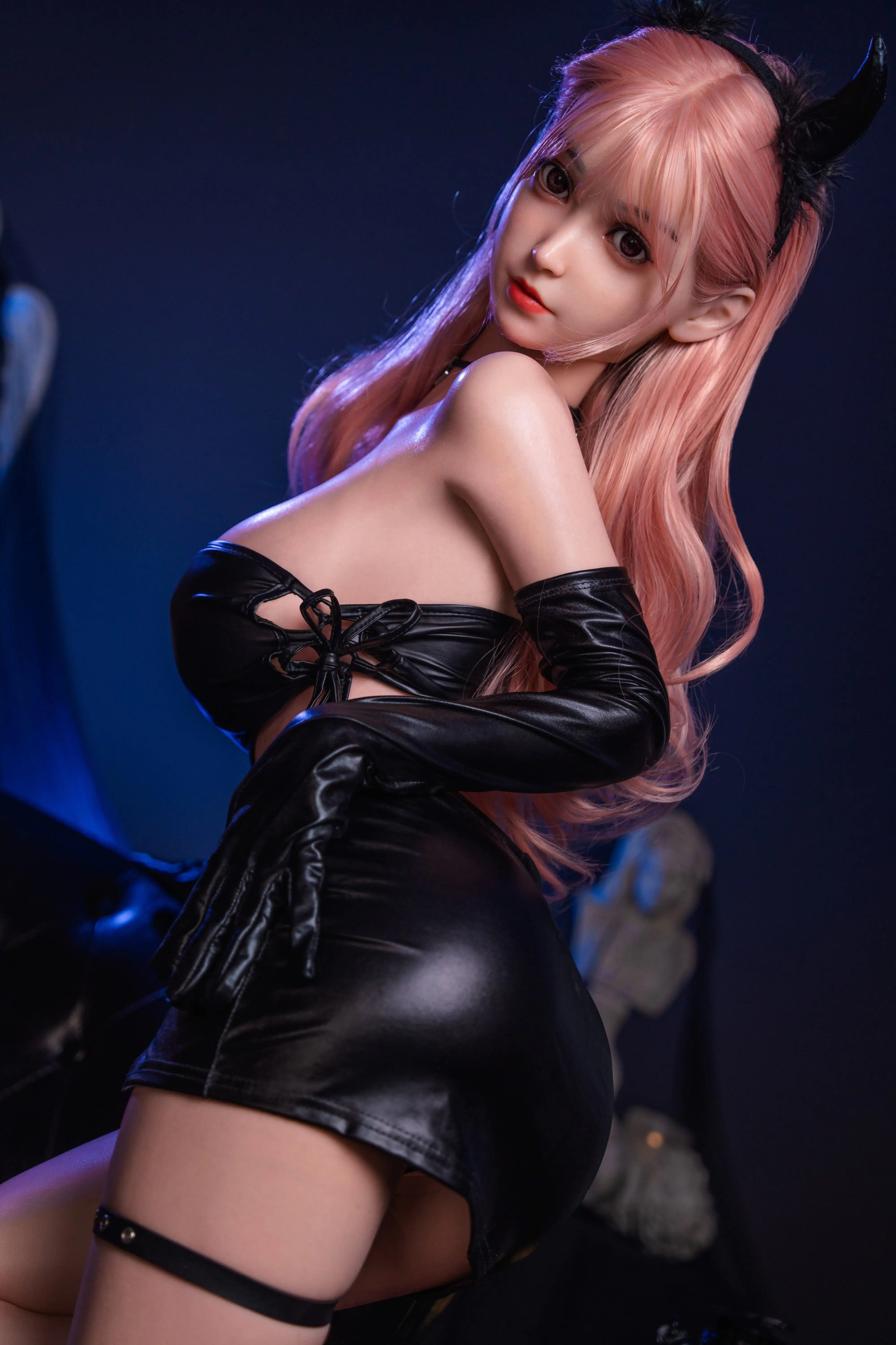 Nora: 163 cm TPE Pinke Haare und große Brüste Sexpuppe