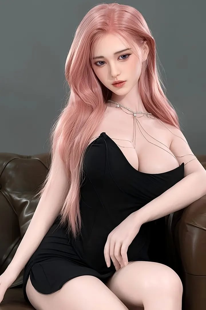 Lena:166 cm TPE Körper Große Brust Rosa Haare Sexpuppe
