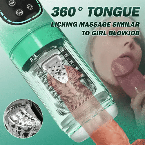 Automatischer Masturbator mit Stoßender Vibration & Rotation