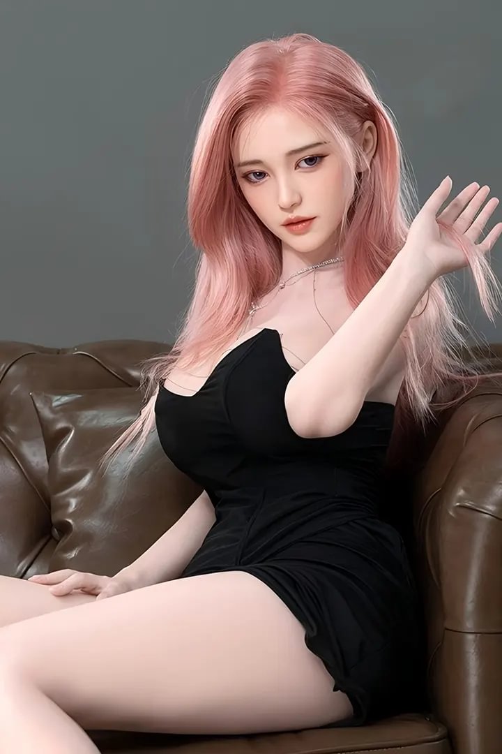 Lena:166 cm TPE Körper Große Brust Rosa Haare Sexpuppe