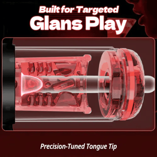 Elektrischer Masturbator mit 9 Stoß- & 9 Saugfunktion