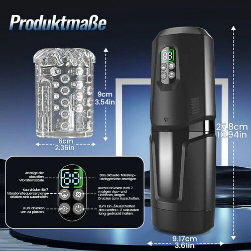 Blowjob Masturbator für Männer – Freihändiger elektrischer Masturbator