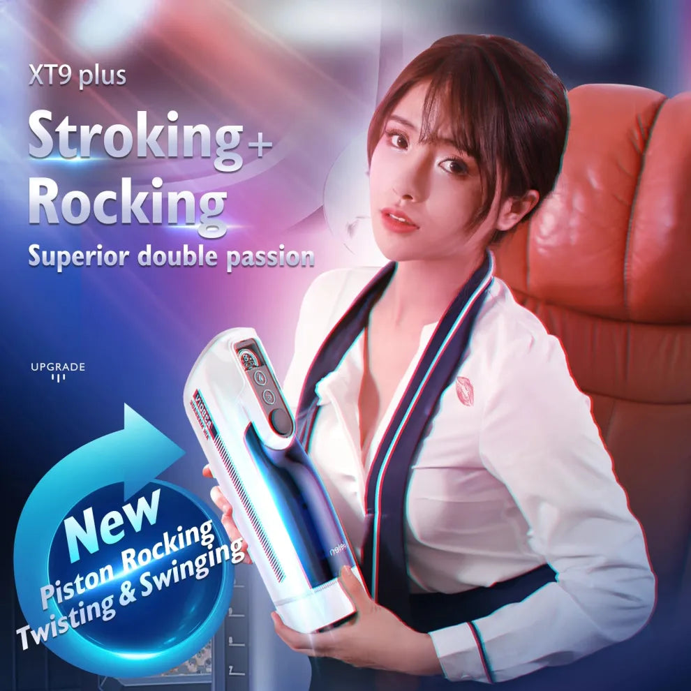 Leten A380 IV 10 Stoßfunktion Smart Heating Männlicher Masturbator