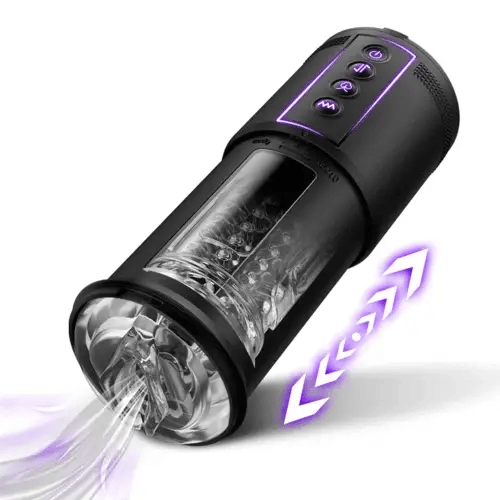 Elektrischer Masturbator für Männer – 3-in-1 Stoß-, Saug-