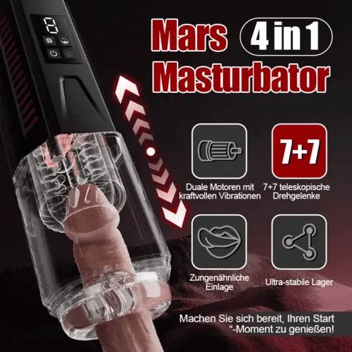 Elektrischer Masturbator für Männer – 4-in-1 Gerät mit Doppelmotor