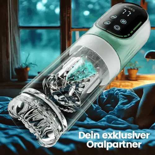 Automatischer Masturbator mit Stoßender Vibration & Rotation