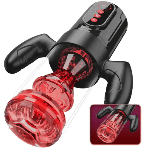 Elektrischer Masturbator mit 9 Stoß- & 9 Saugfunktion