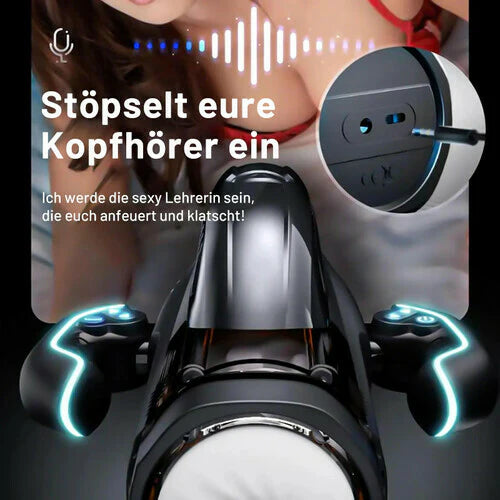 Leten Handheld Elektrischer Masturbator mit Saug- & Vibrationsfunktion