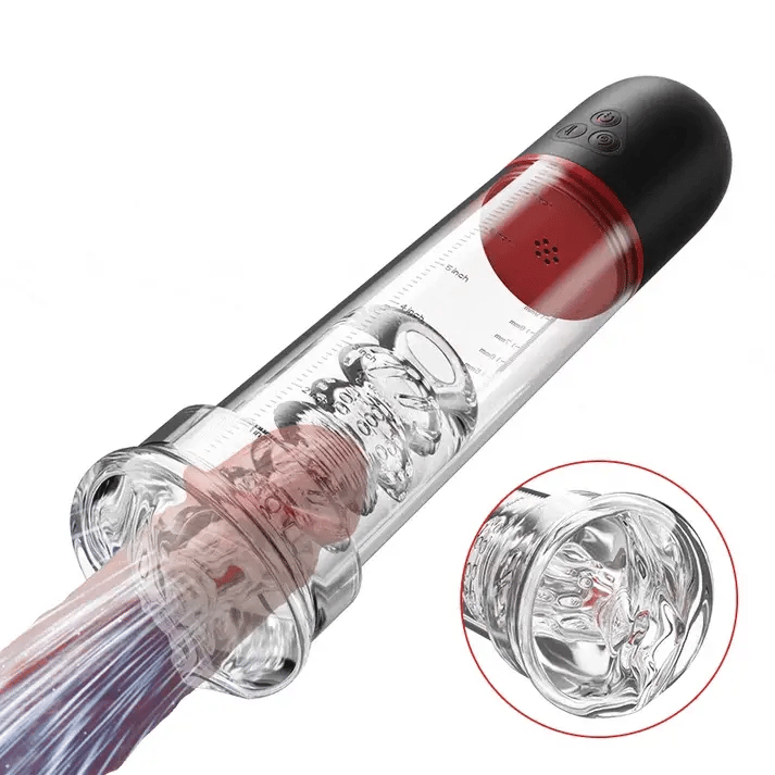 MP53：2 IN1 9 Vibration 3 Saugmodi Penispumpe