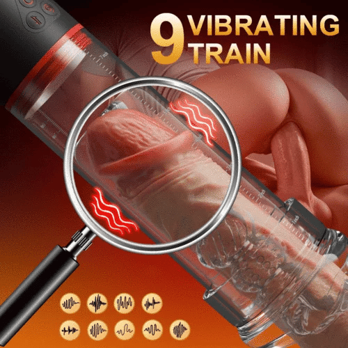 MP53：2 IN1 9 Vibration 3 Saugmodi Penispumpe