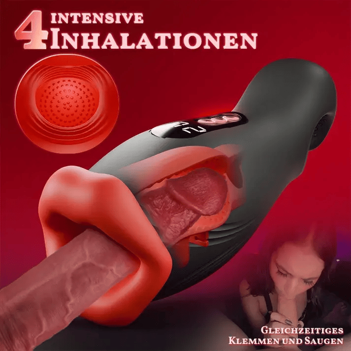 MS50：9 Vibrationen 4 Saugungen Klammernde Saugung Blowjob Masturbator