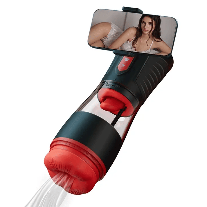 MS5：9 Vibrierende, 9 Saugende, 9 Rotierende, Hörbare Blowjob Masturbator mit Ko