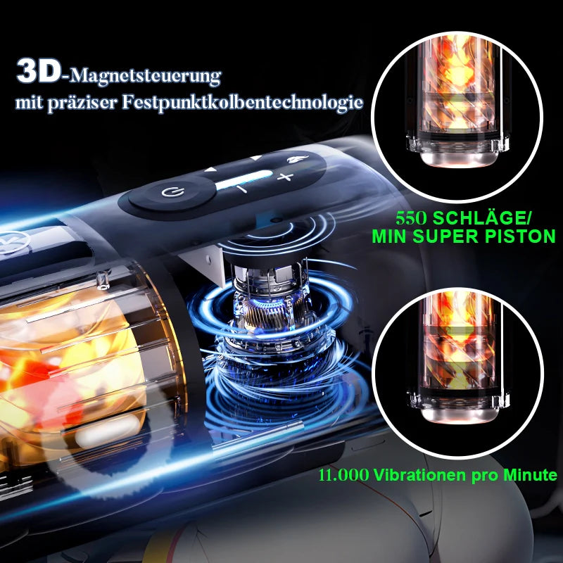 Leten MT8 Pro Zero Gravity Kammer Variable Geschwindigkeit, Teleskopfunktion, Vibration, Heizung, One-Touch-Boost