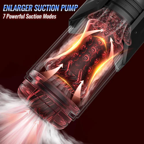 Automatischer Masturbator mit Stoßender Vibration & Rotation