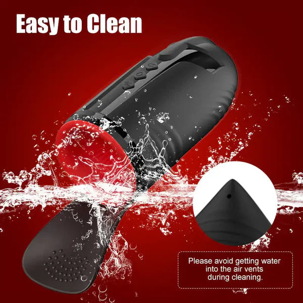 MTG35 Großflächiger Glans-Masturbator mit 3 Rotations-, 5 Saug- und 10 Vibrationsmodi