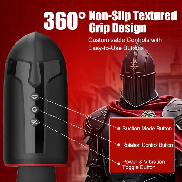 MTG35 Großflächiger Glans-Masturbator mit 3 Rotations-, 5 Saug- und 10 Vibrationsmodi