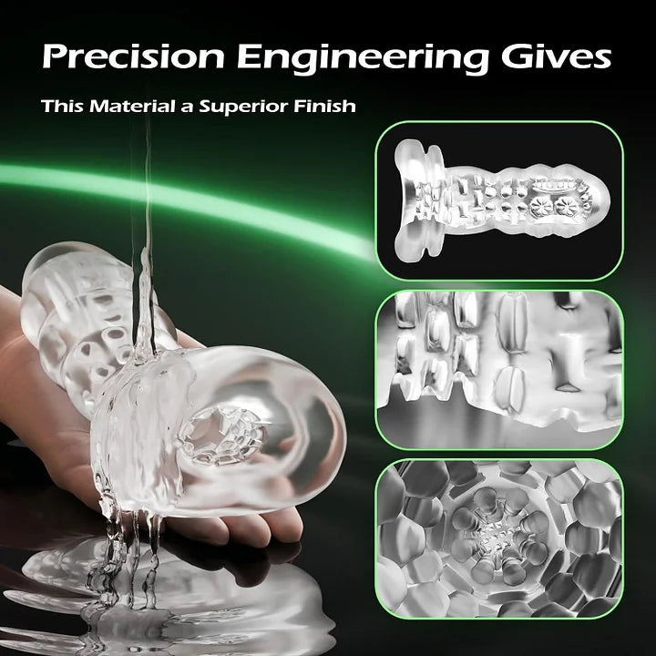 Vielfraß – Masturbator für Männer mit 9 Vibrationsmodi, 8 Stoßstufen und 2 Heizfunktionen