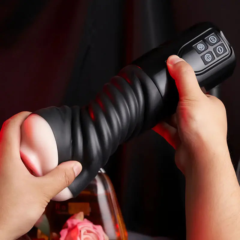 XV9: Blowmotion Saug-Vibrations-Oral-Männlicher Masturbator