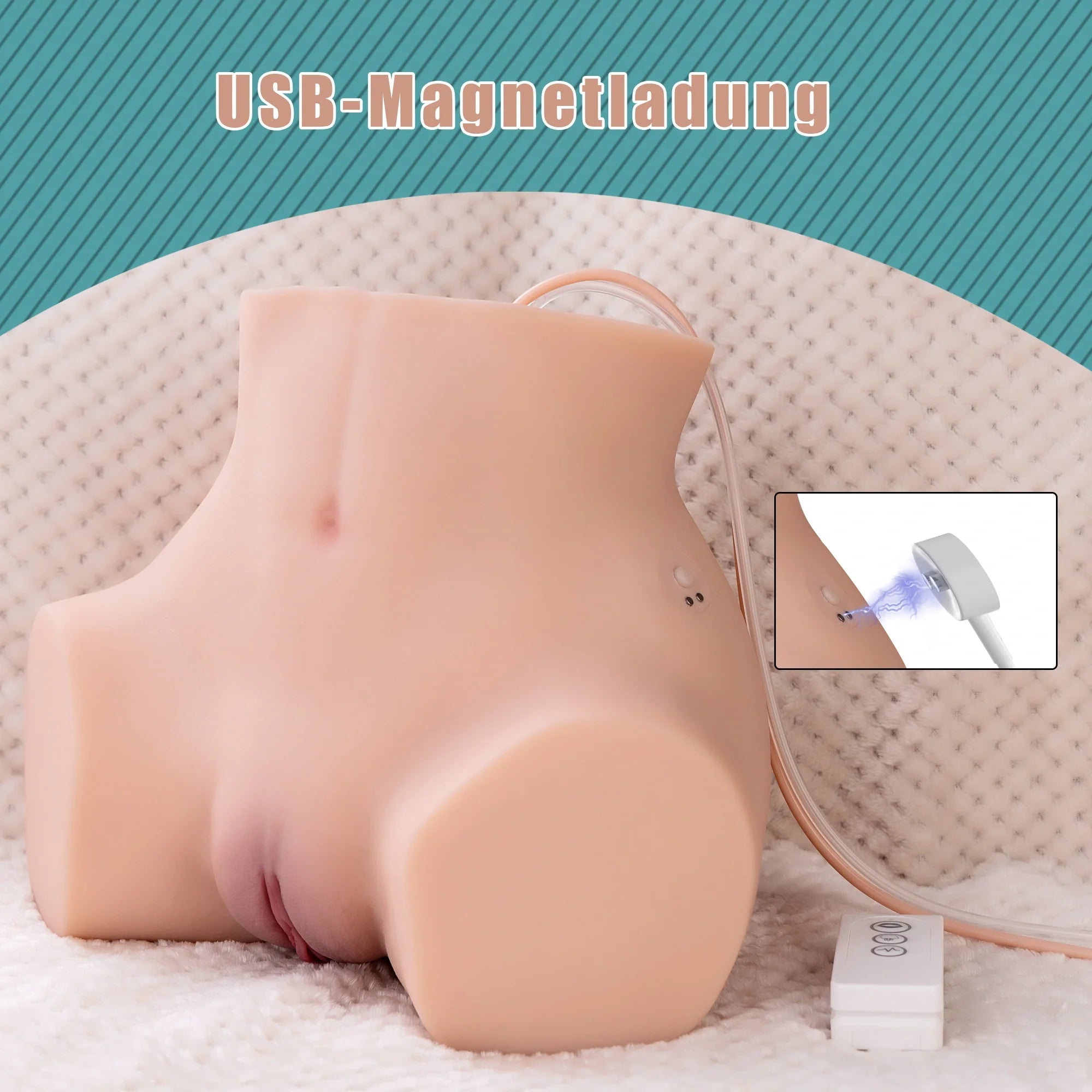 Marie sexpupe Masturbator Torso USB Aufladen Schritt