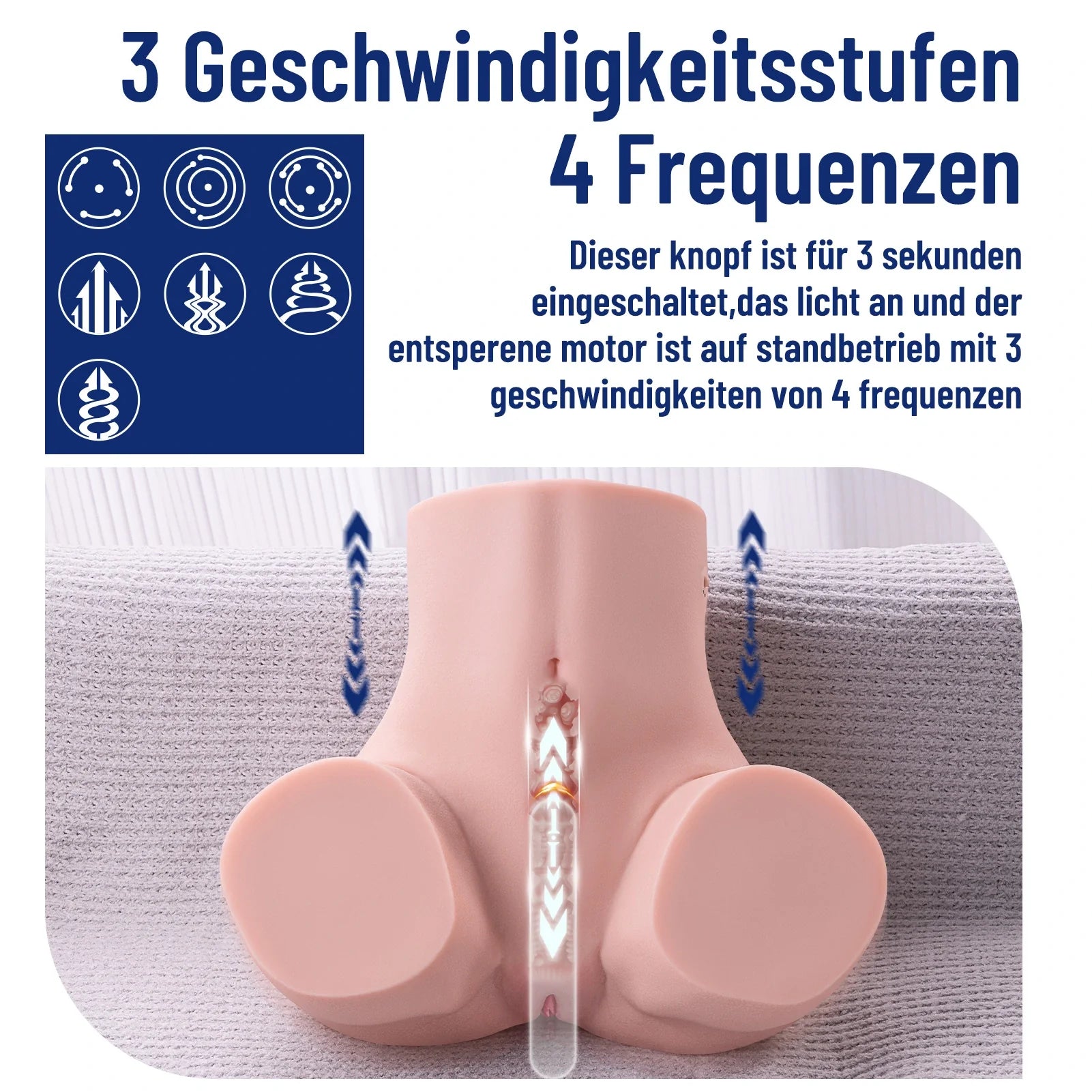 Nicole sexpupe Masturbator Torso frontal sitzend